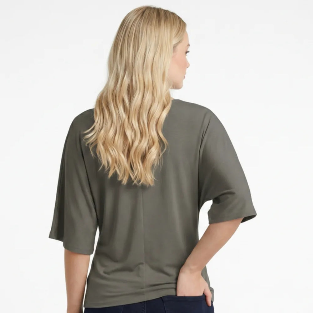 Harvey Asymmetric V-Neck Top