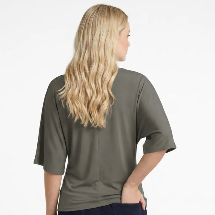 Harvey Asymmetric V-Neck Top