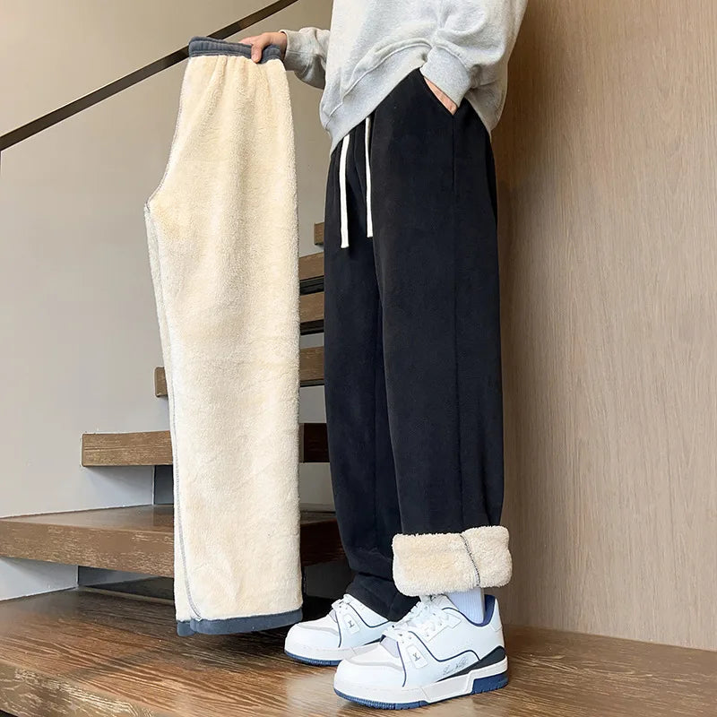 Leeds | Men's Soft Fleece Pants - Color:Black;Size:S