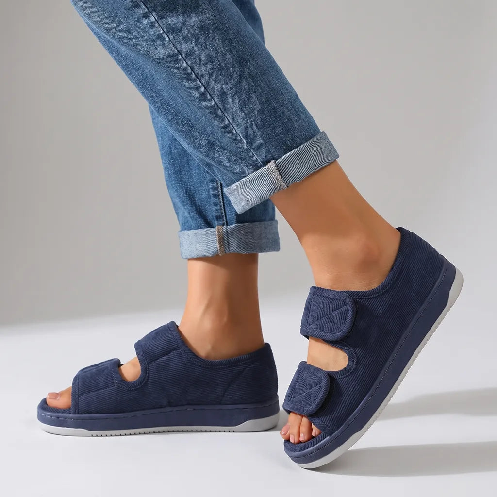 Lena Orthopedic Sandals - Color:Blue;Size:38