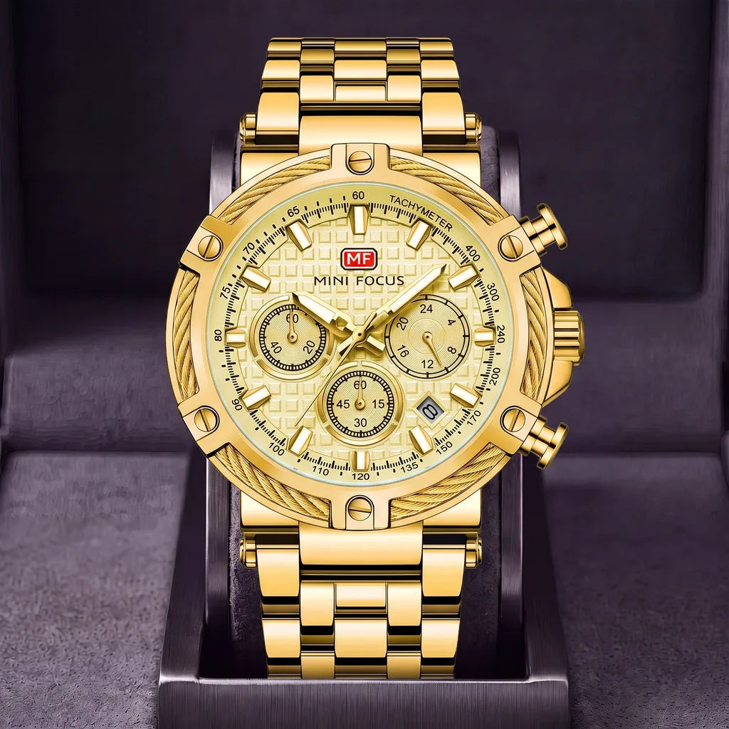 Lennon | Quartz Watch - Color:Golden