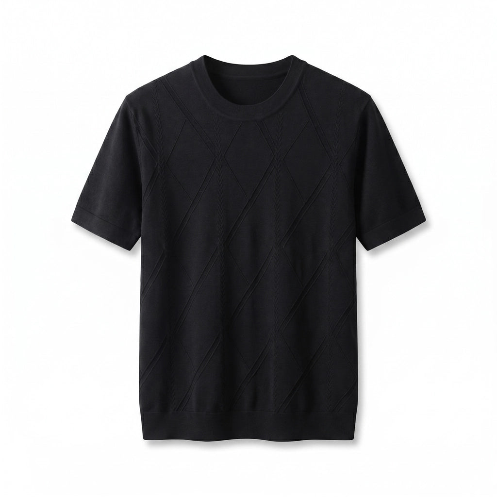 Leon Knit Tee - Color:Black;Size:S