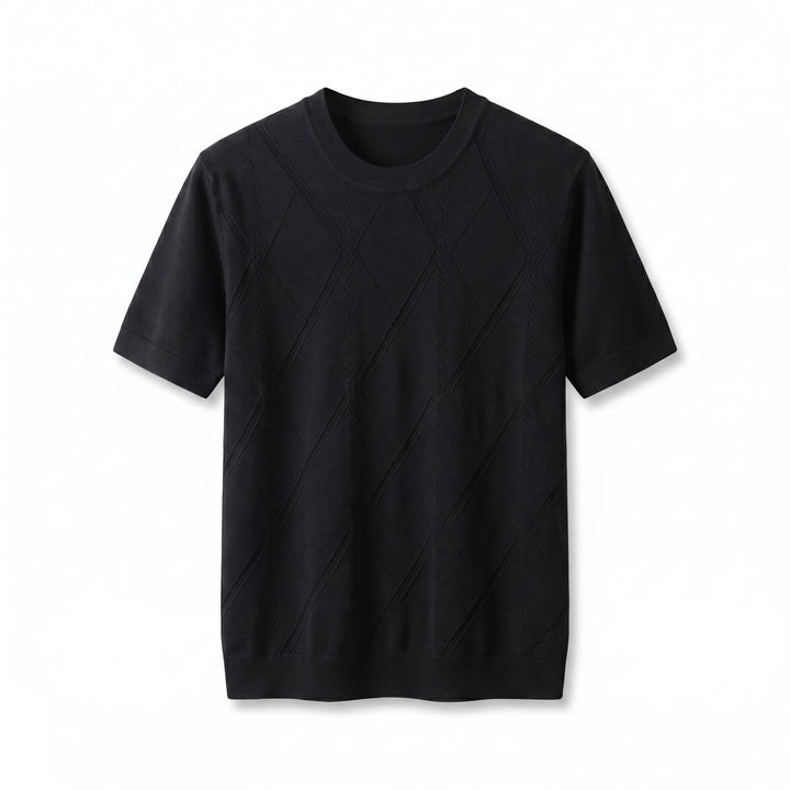 Leon Knit Tee - Color:Black;Size:S