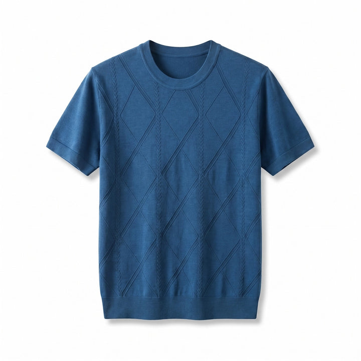 Leon Knit Tee - Color:Navy;Size:S