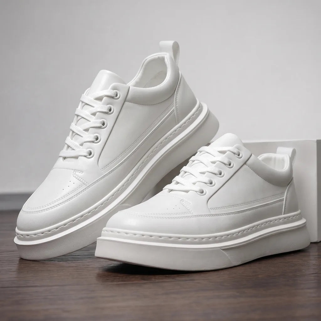 Lewis Low-Top Sneakers - Color:White;Size:38