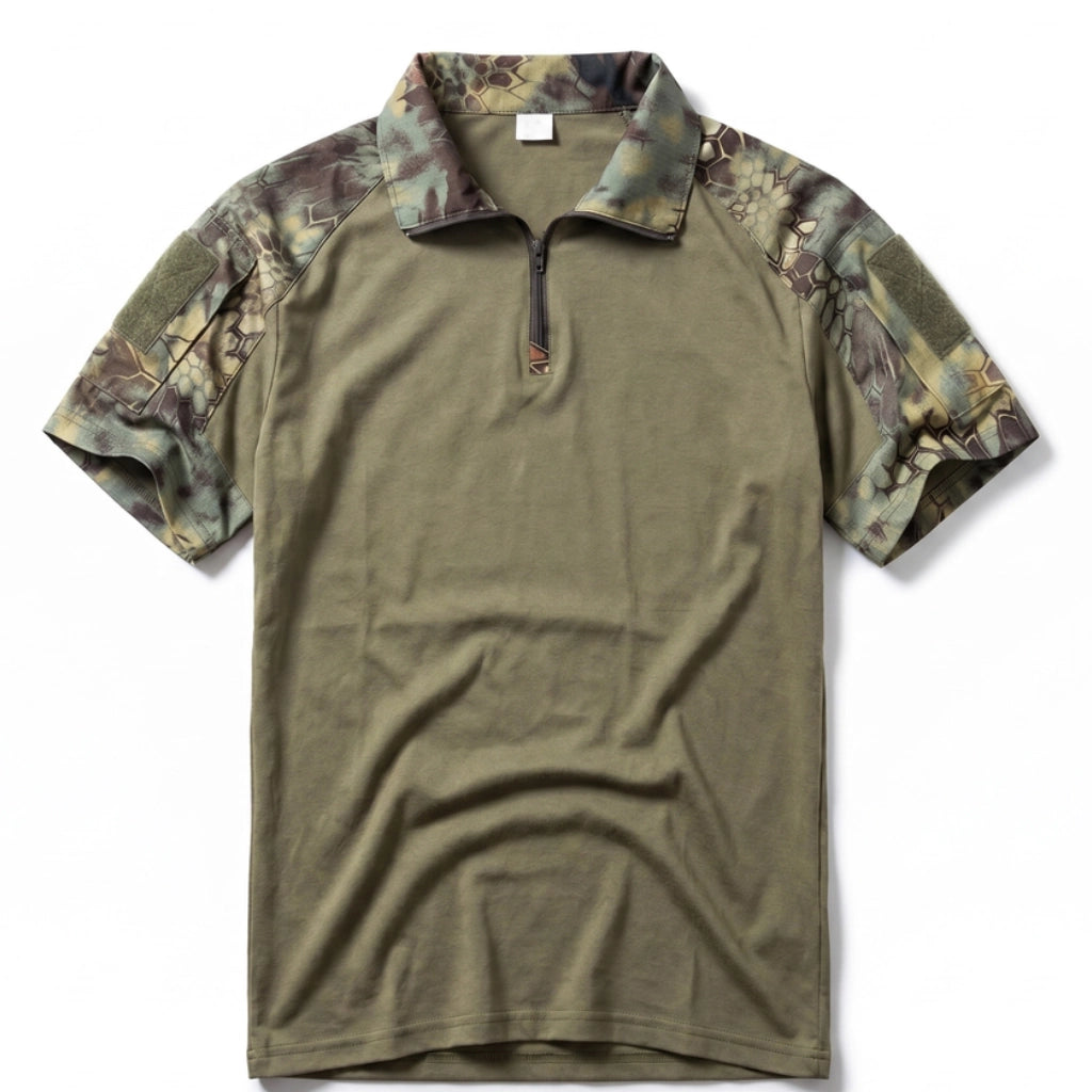 Lewis Quarter-Zip - Color:Green Python;Size:XS