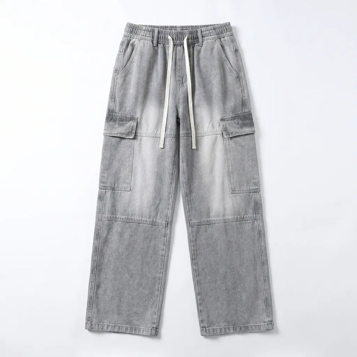 Lewys Loose Carpenter Jeans - Color:Cement Gray;Size:S