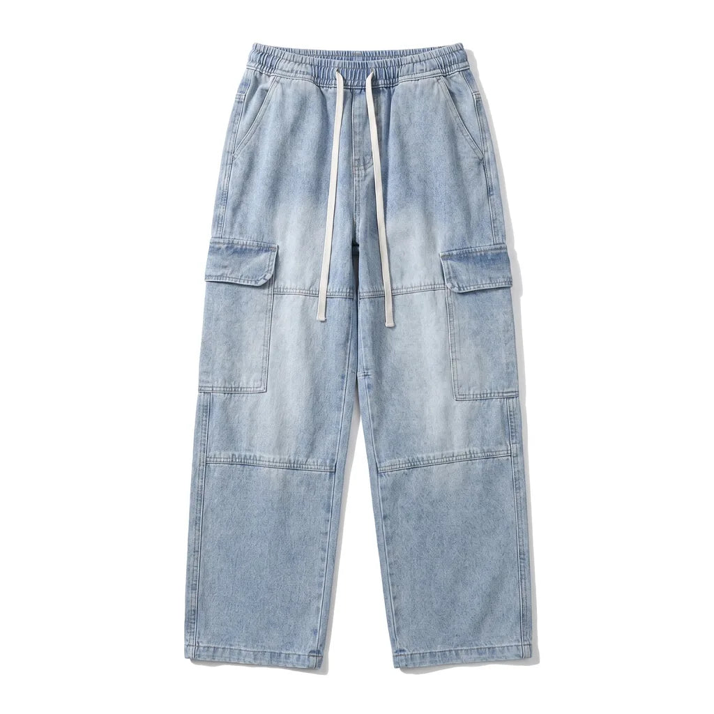 Lewys Loose Carpenter Jeans - Color:Light Blue;Size:S