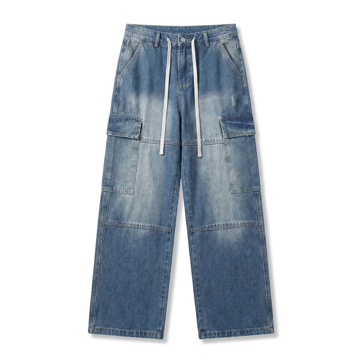 Lewys Loose Carpenter Jeans - Color:Vintage Blue;Size:S