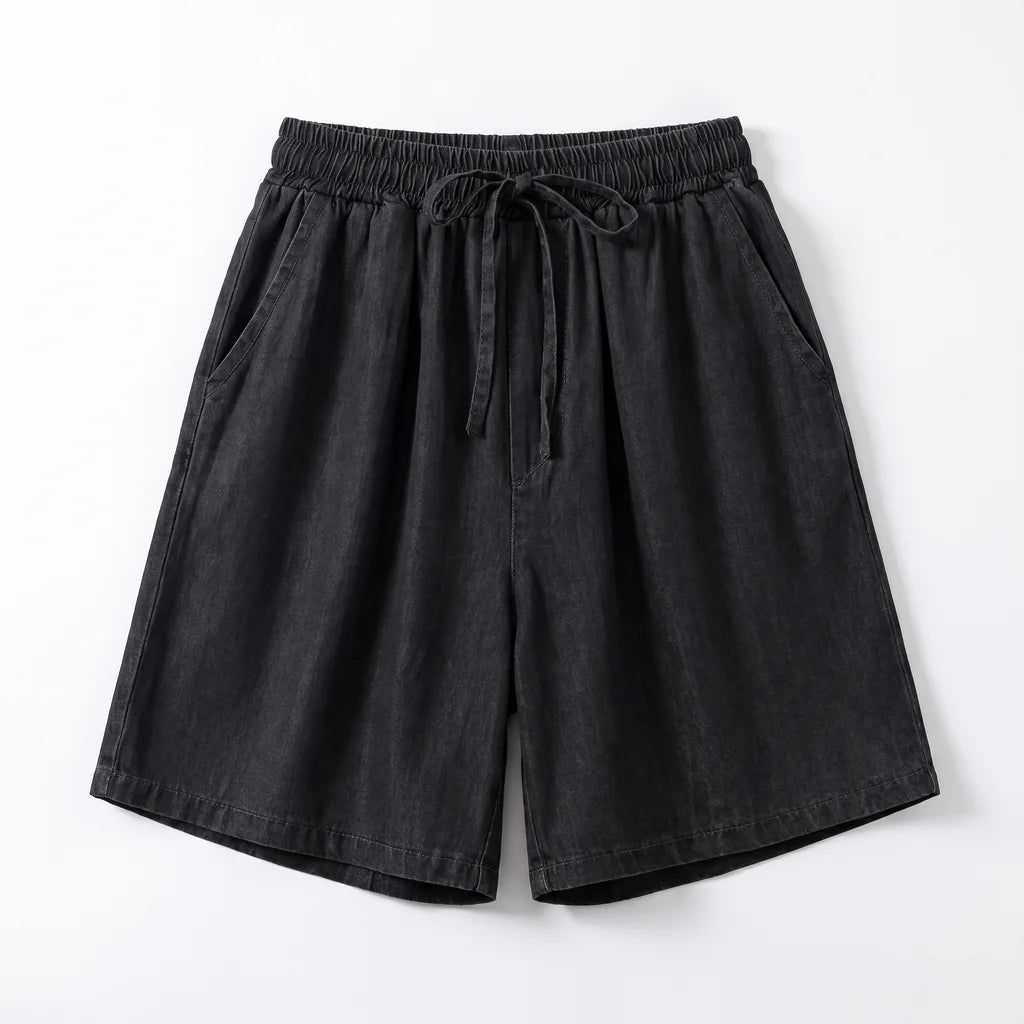 Liana Wide Leg Shorts - Color:Black;Size:S