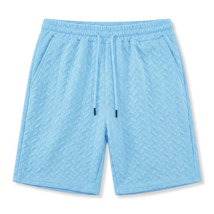 Zac Jacquard Shorts - Color:Light Blue;Size:XS