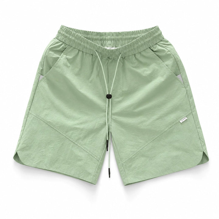 Isaac Drawstring Shorts  - Color:Light Green;Size:XS