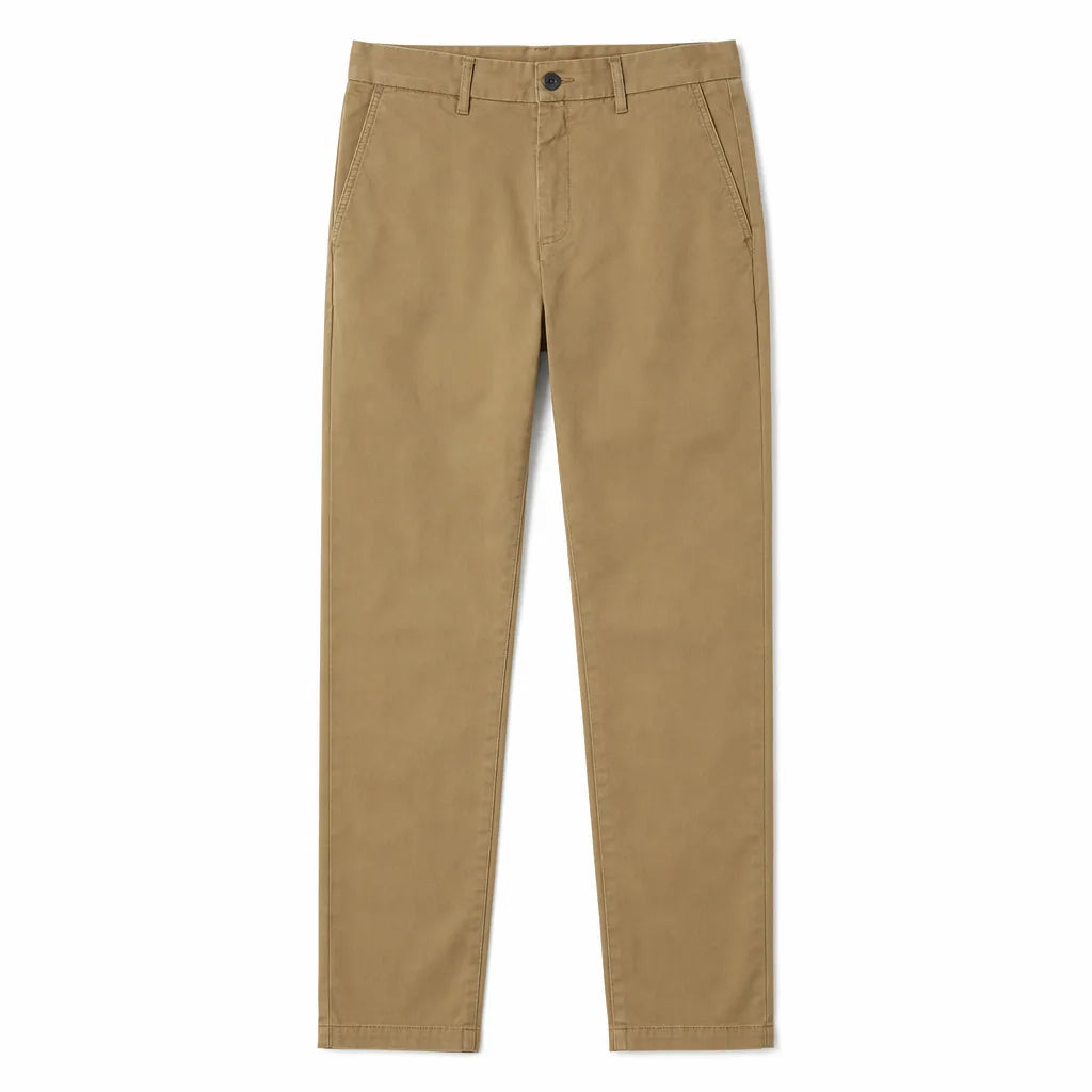 Loui Khaki Trousers - Color:Beige;Size:28
