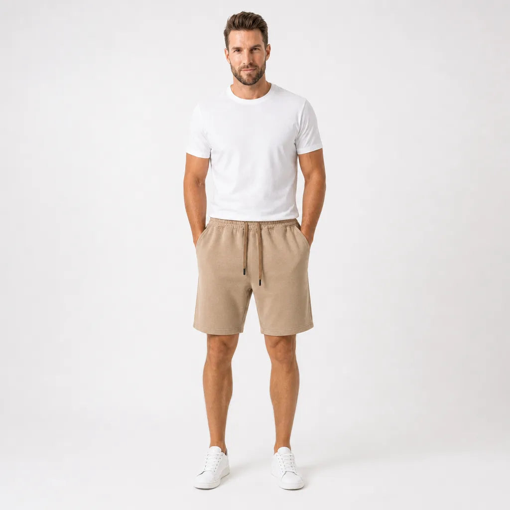 Men's Louis Cotton Wide-Leg Shorts
