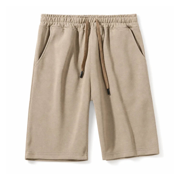 Louis Wide-Leg Shorts - Color:Beige;Size:S