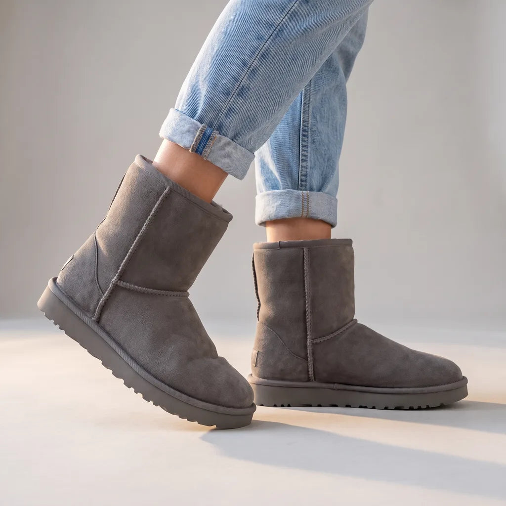 Women's Gray Lucille Alpine Boots