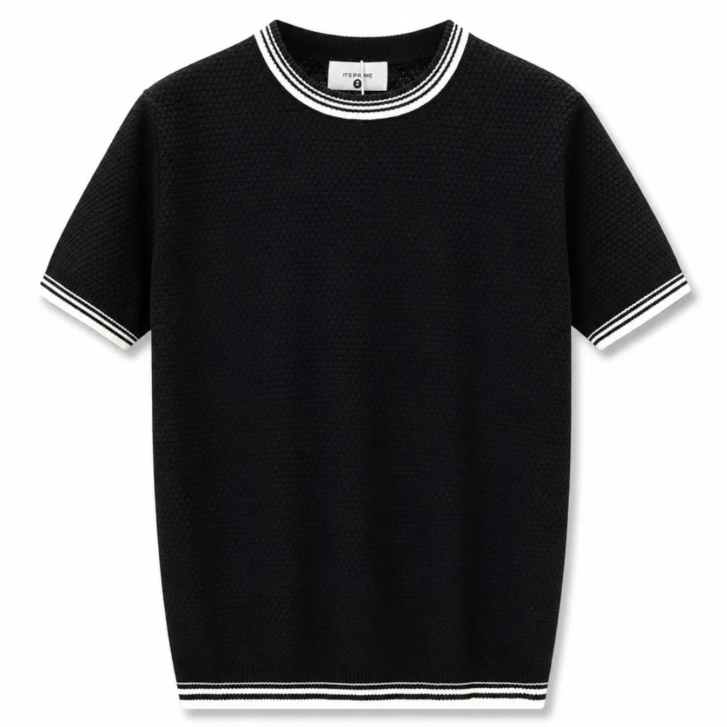 Luther Detailed T-Shirt - Color:Black;Size:S