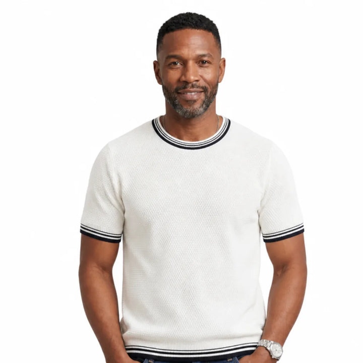 Men's Lily Striped Knit T-Shirt