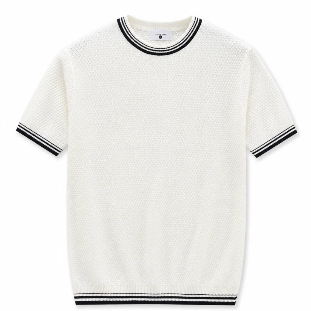 Luther Detailed T-Shirt - Color:White;Size:S
