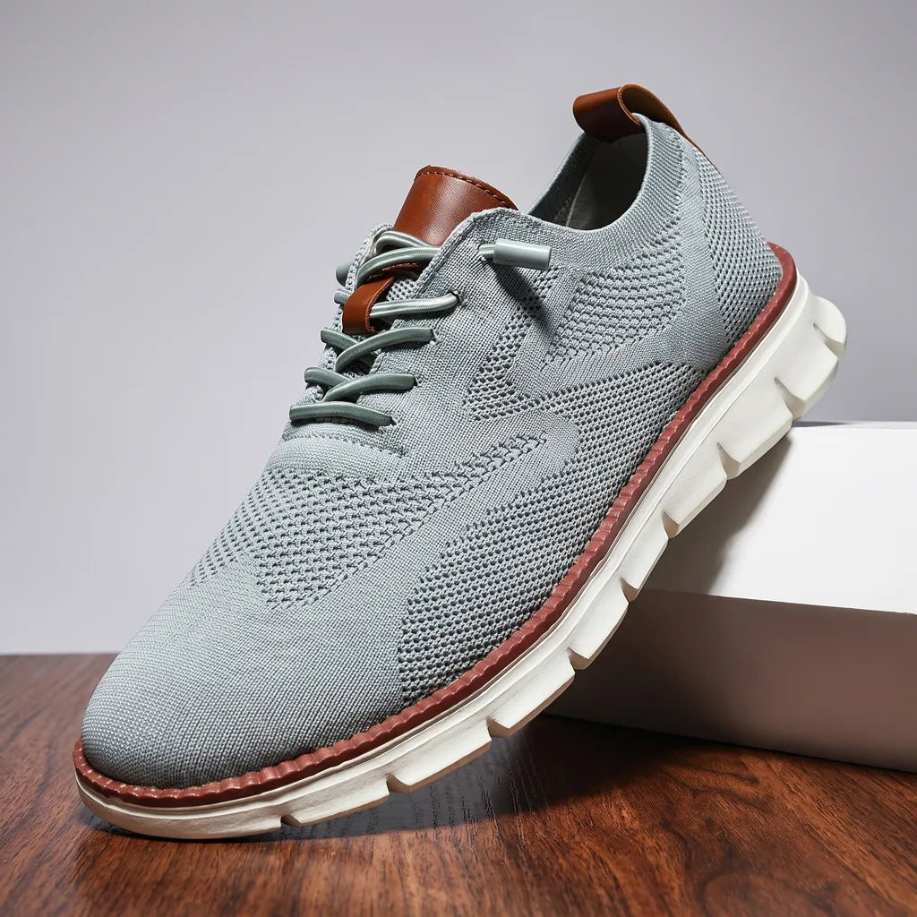 Men's Green Fuller Breathable Platform Sneakers