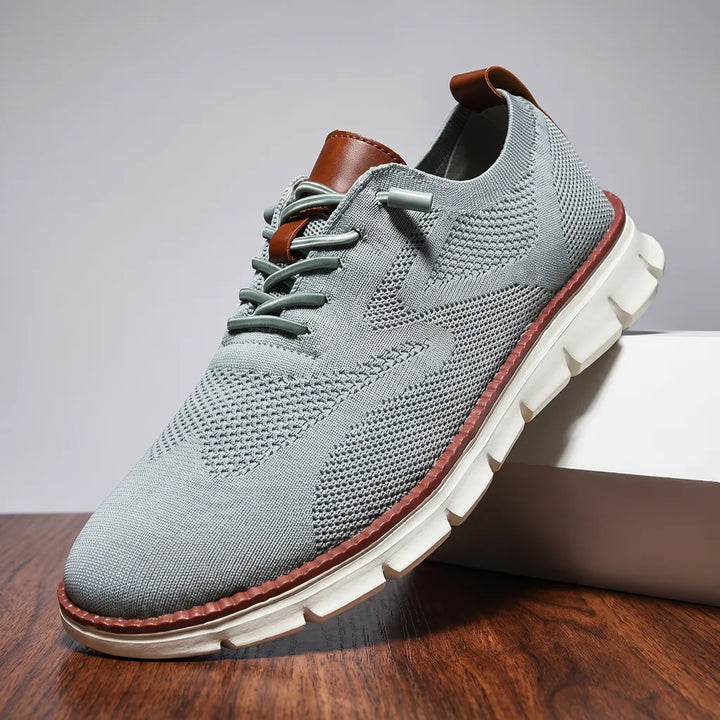 Men's Green Fuller Breathable Platform Sneakers