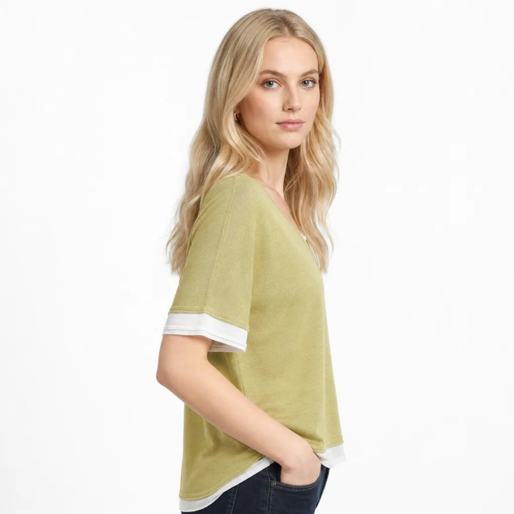 Women's Britton Layered Knit Top