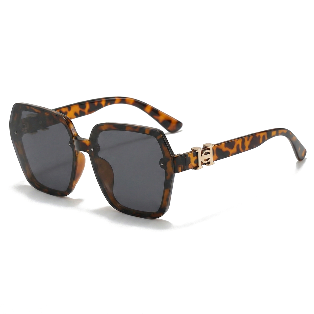 Madeline Oversized Shades - Color:Tortoise Grey