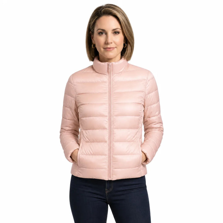 Women's Peach Pink Aldridge Light Down Jacket
