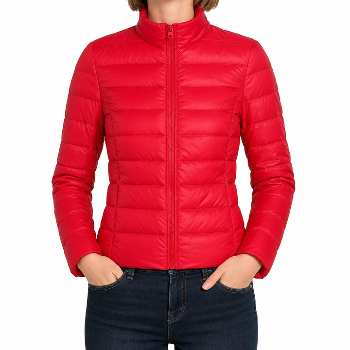 Maeve | Quilted Jacket - Color:White;Size:4XL