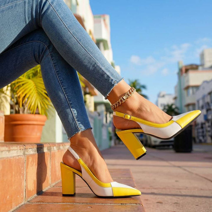 Vanessa Slingback Heels