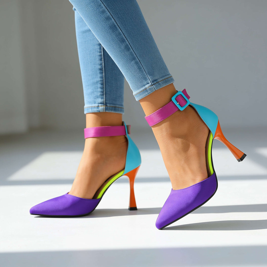 Jolene Buckle Heels