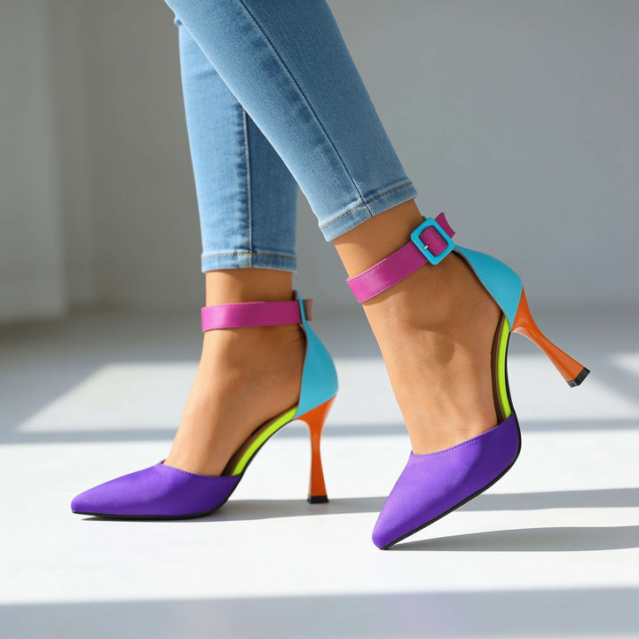 Jolene Buckle Heels