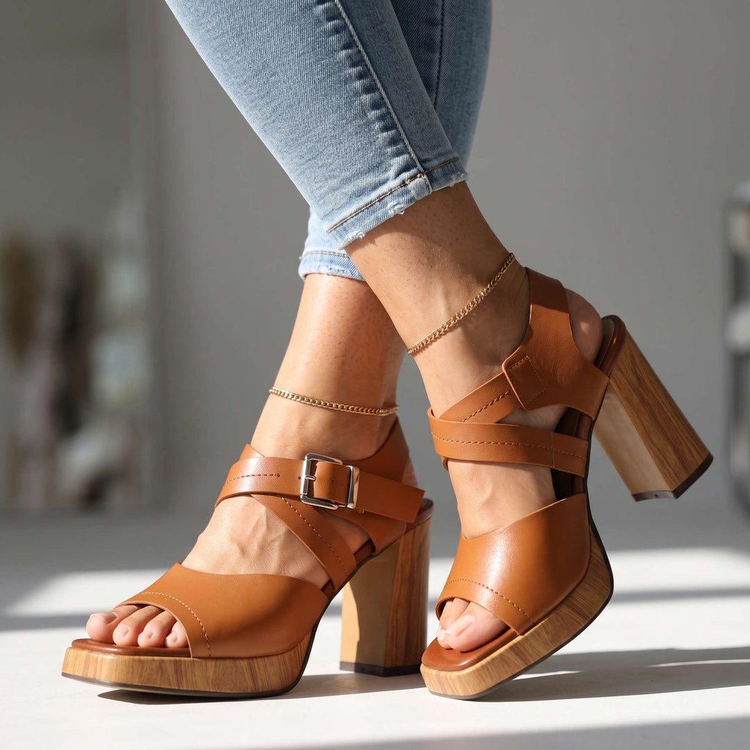 Josefina Buckle Heels