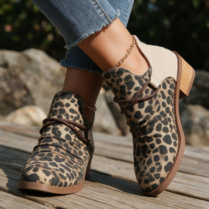 Carolina | Women's Canvas Ankle Boots