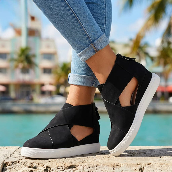 Makenzie Open Crossover Sneakers