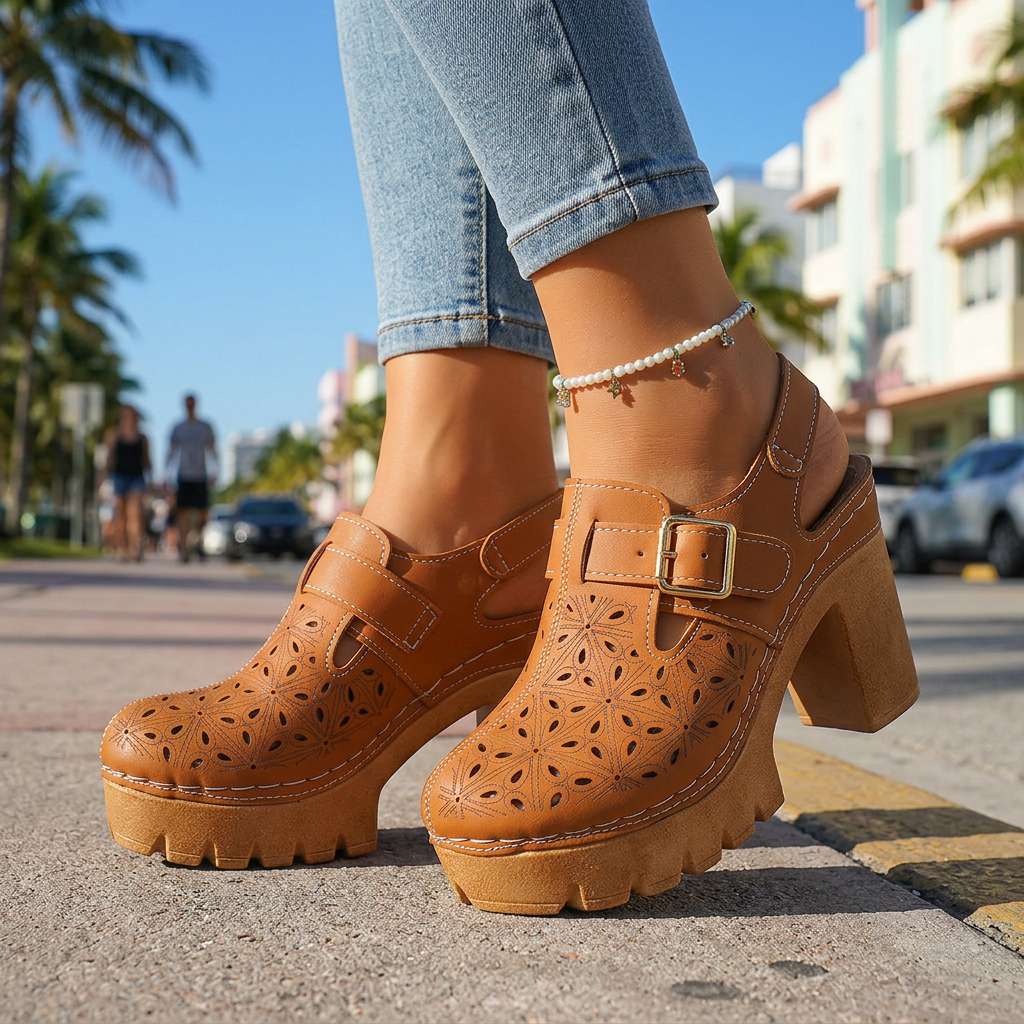Adeline | Women's Orthopedic Platform Clogs – Hudson Ridge