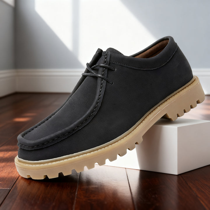John Mason Leather Moc-Toe