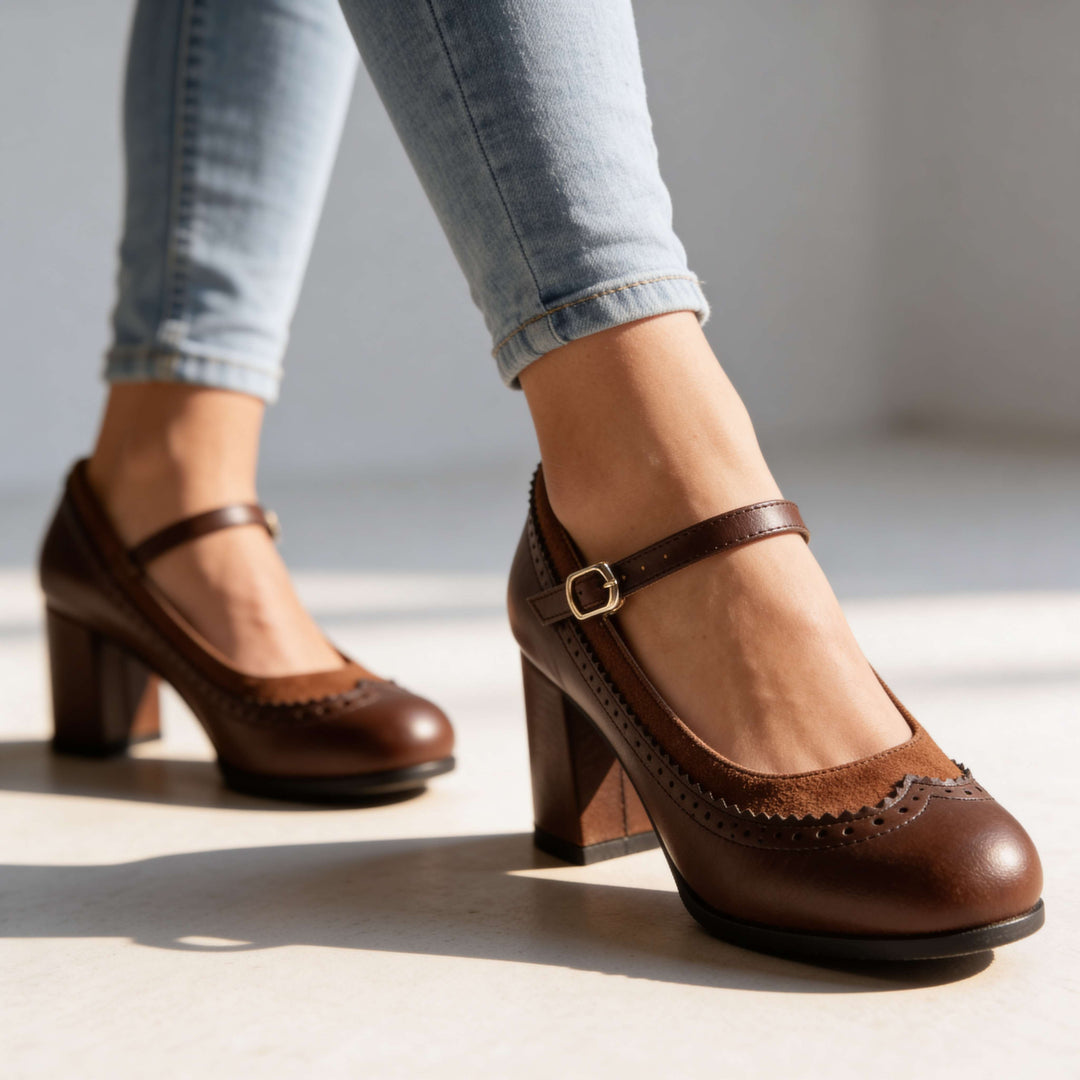 Abigail Brogue Loafers