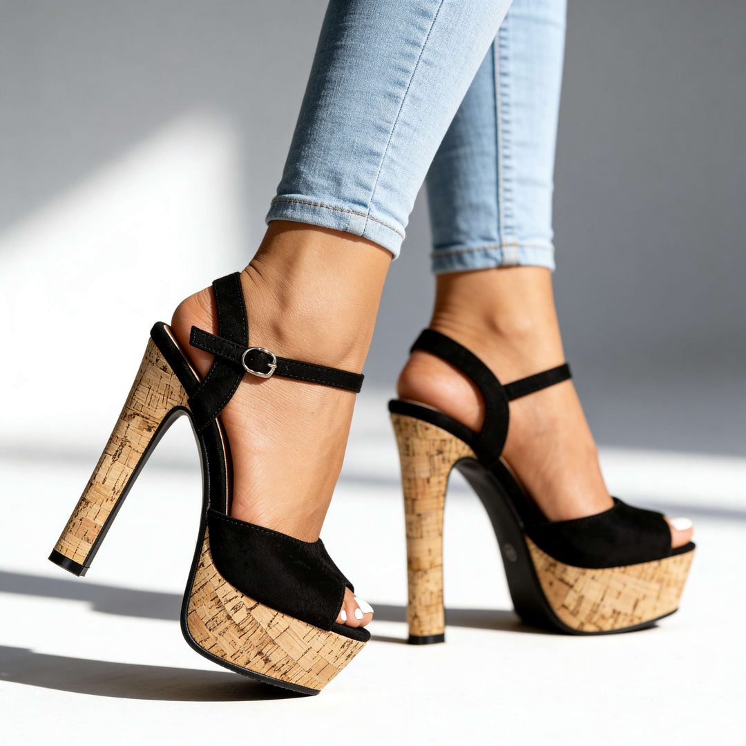 Daniella Open Toe Heels