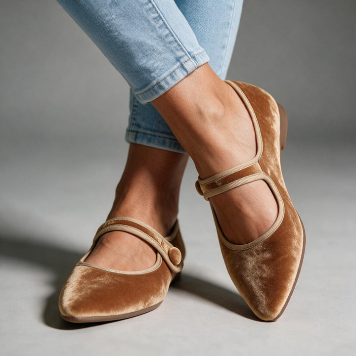 Aimee Suede Soft Flat Loafers