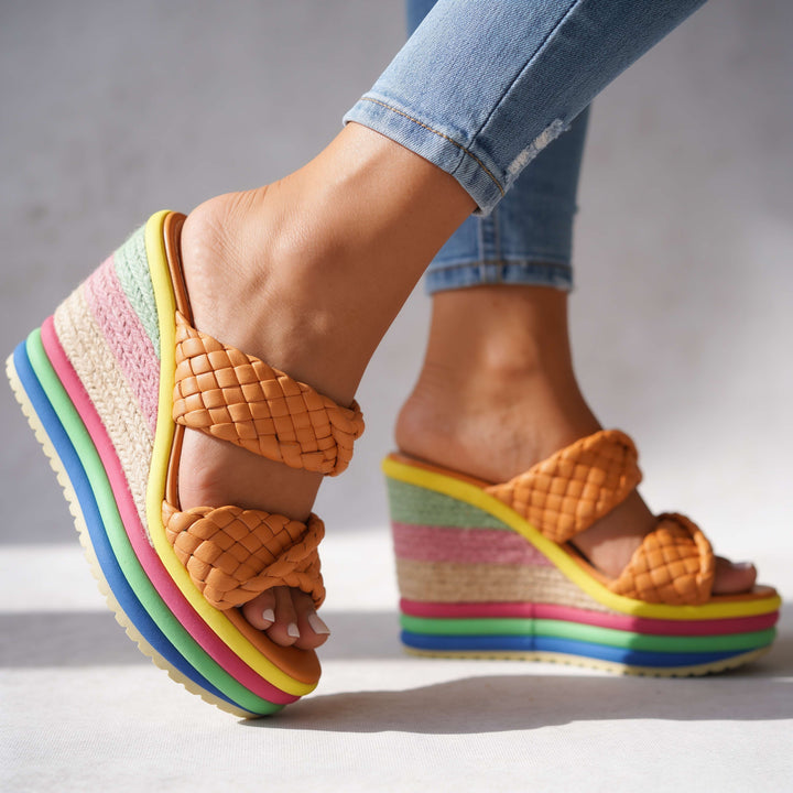 Riley Wedge Sandals