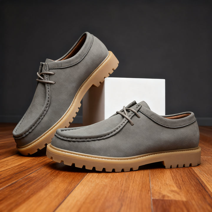 John Mason Leather Moc-Toe
