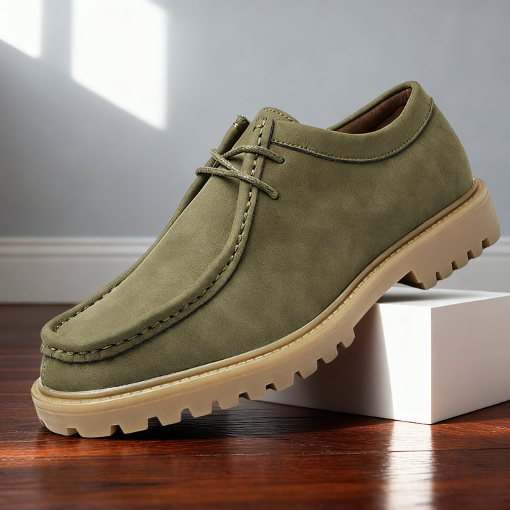 John Mason Leather Moc-Toe