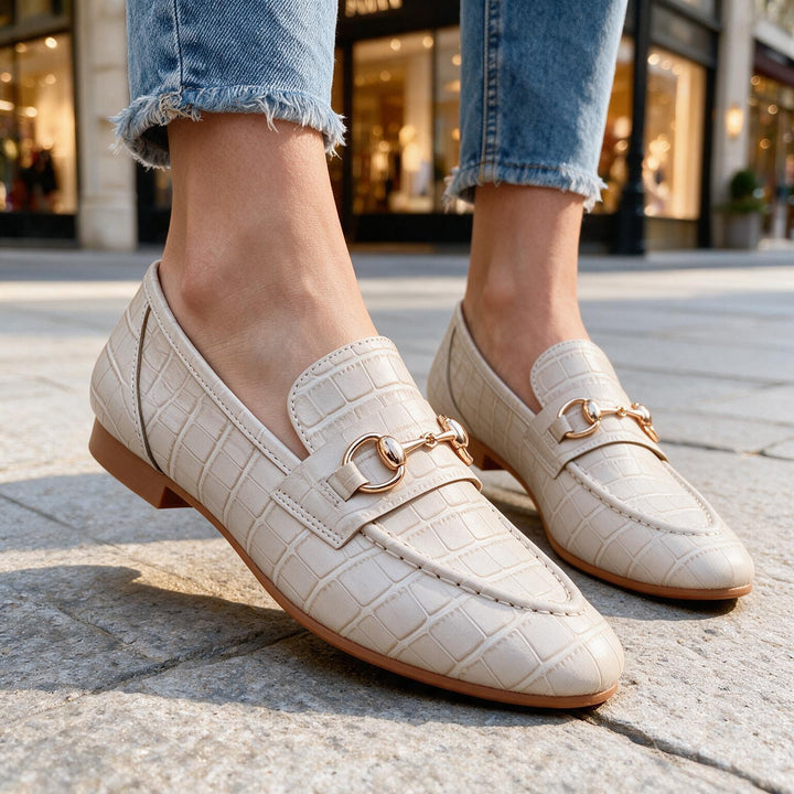 Louise Leather Horsebit Loafers