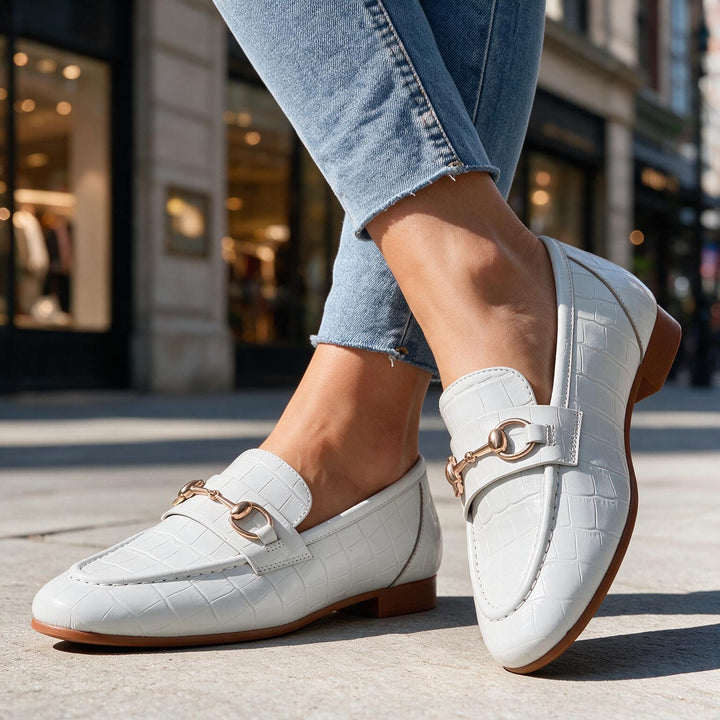 Louise Leather Horsebit Loafers