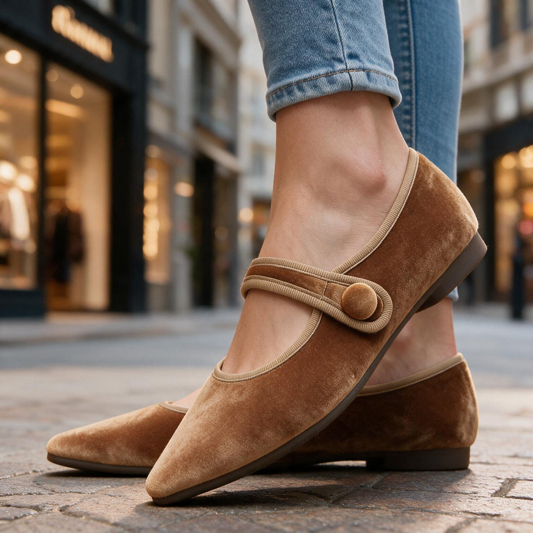 Aimee Suede Soft Flat Loafers