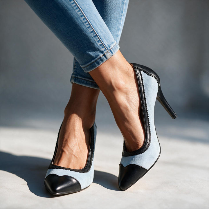 Abigail Brogue Stiletto Heels