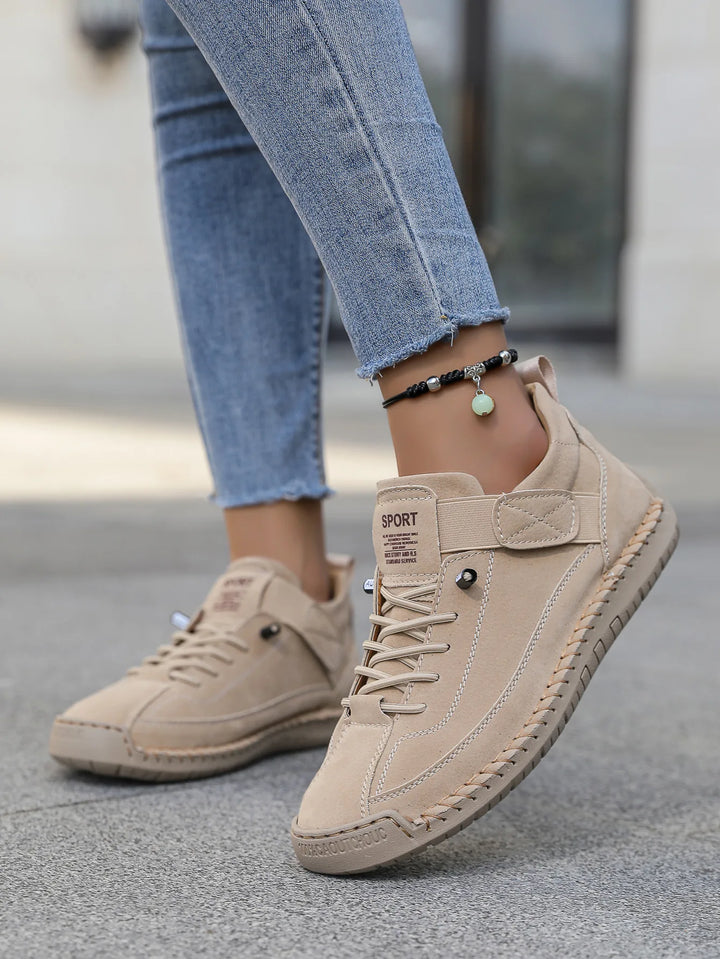 Maizie | Women's Orthopedic Hiking Sneakers  - Size:36;Color:Beige