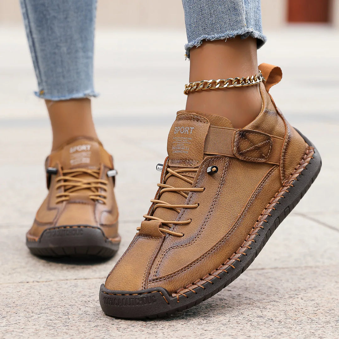 Maizie | Women's Orthopedic Hiking Sneakers  - Size:36;Color:Brown