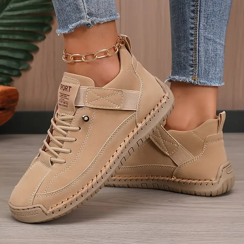 Maizie | Women's Orthopedic Hiking Sneakers  - Size:36;Color:Khaki